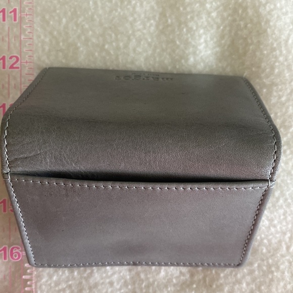 Margot New York gray leather wallet like new - Picture 4 of 5